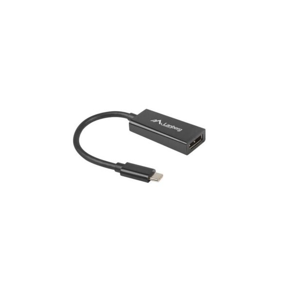 ADAPTADOR USB LANBERG USB-C M 3.1 A DISPLAYPORT H 15CM BLACK - Imagen 2