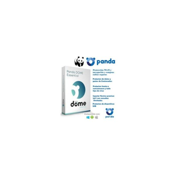 ANTIVIRUS PANDA DOME ESSENTIAL 10 LIC 1 YEAR (LIC. ELECTRONICA) - Imagen 2