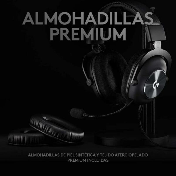 AURICULARES + MICROFONO LOGITECH G PRO X USB BLACK - Imagen 4