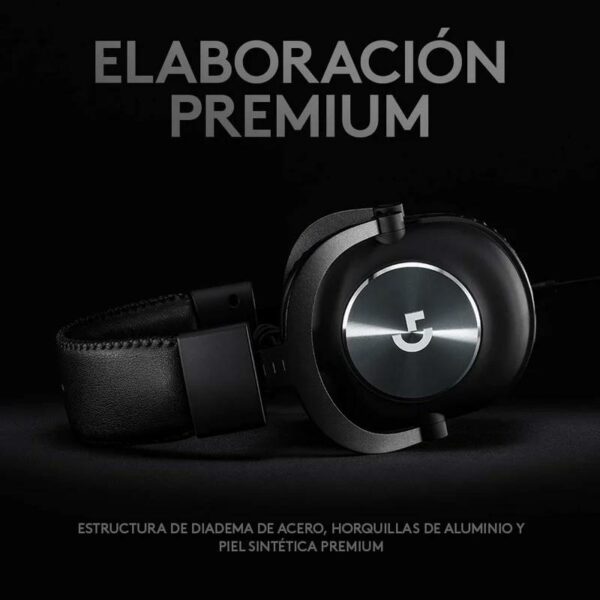 AURICULARES + MICROFONO LOGITECH G PRO X USB BLACK - Imagen 5