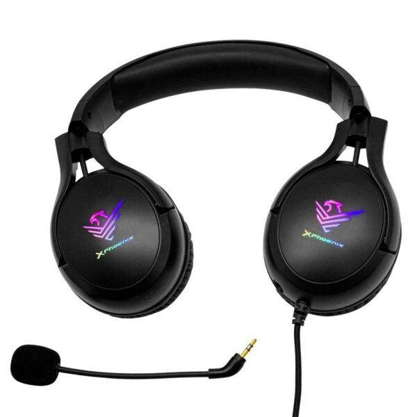 AURICULARES + MICROFONO PHOENIX GAMING X SPECTRUM RGB USB BLACK - Imagen 3