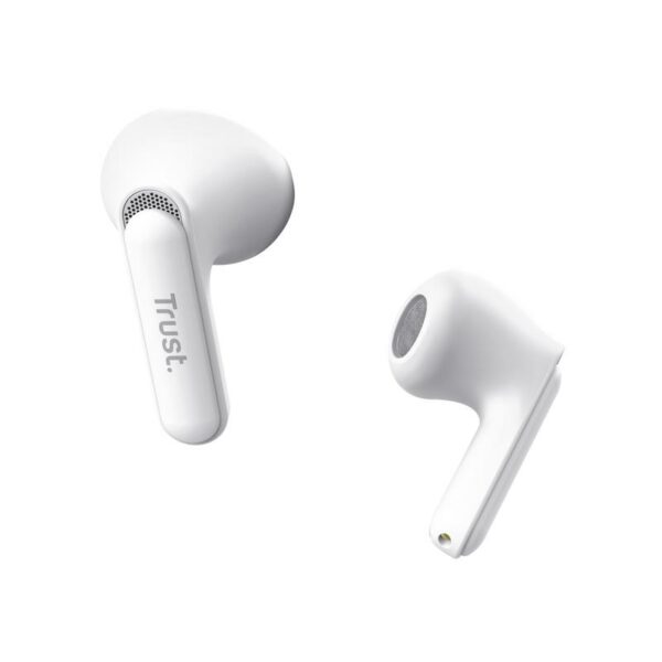 AURICULARES TRUST YAVI EARPHONES ENC BLUETOOTH WIRELESS WHITE - Imagen 4