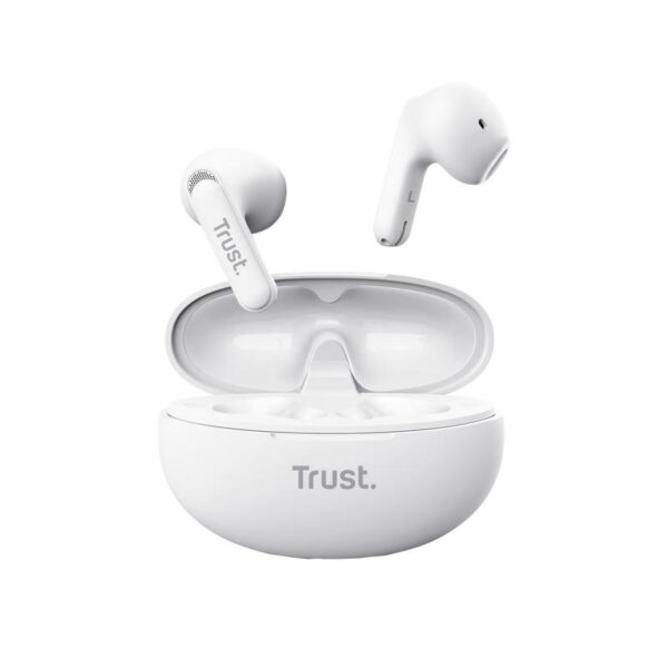 AURICULARES TRUST YAVI EARPHONES ENC BLUETOOTH WIRELESS WHITE - Imagen 5