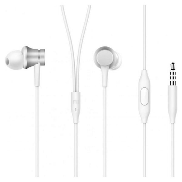 AURICULARES + MICROFONO XIAOMI MI IN EAR BASIC JACK 3.5 SILVER - Imagen 2