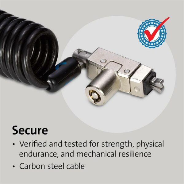 CABLE SEGURIDAD KENSINGTON PORTATIL WEDGE CON LLAVE - Imagen 5