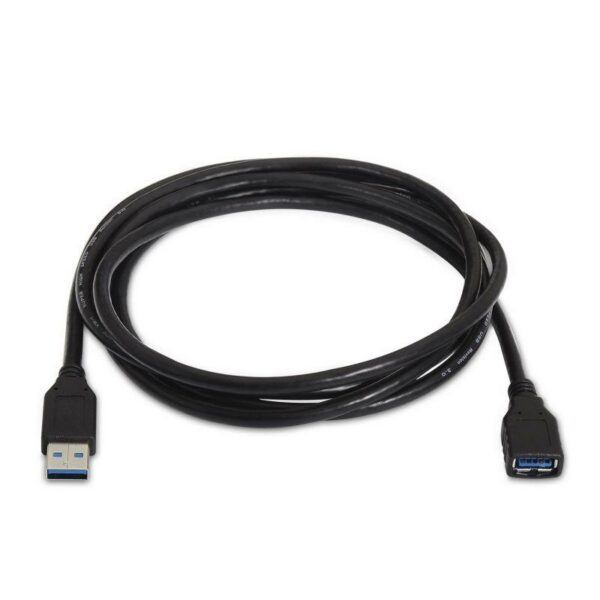 CABLE USB 3.0 ALARGADOR AISENS AM/AH 2M BLACK - Imagen 2