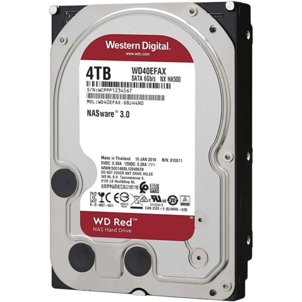 DISCO DURO WESTERN DIGITAL 4TB 3,5 SATA RED - Imagen 2