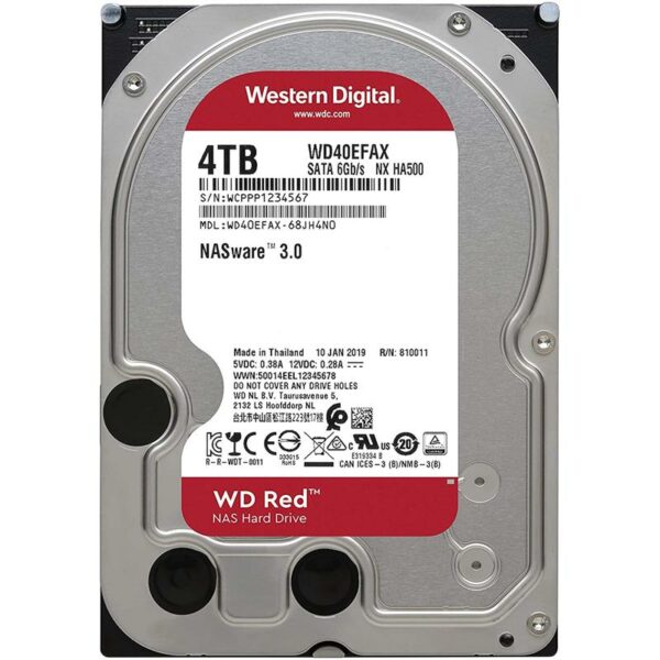 DISCO DURO WESTERN DIGITAL 4TB 3,5 SATA RED - Imagen 3