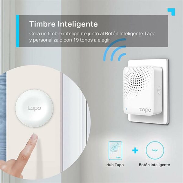 HUB CON SIRENA TIMBRE TP-LINK TAPO H100 - Imagen 5