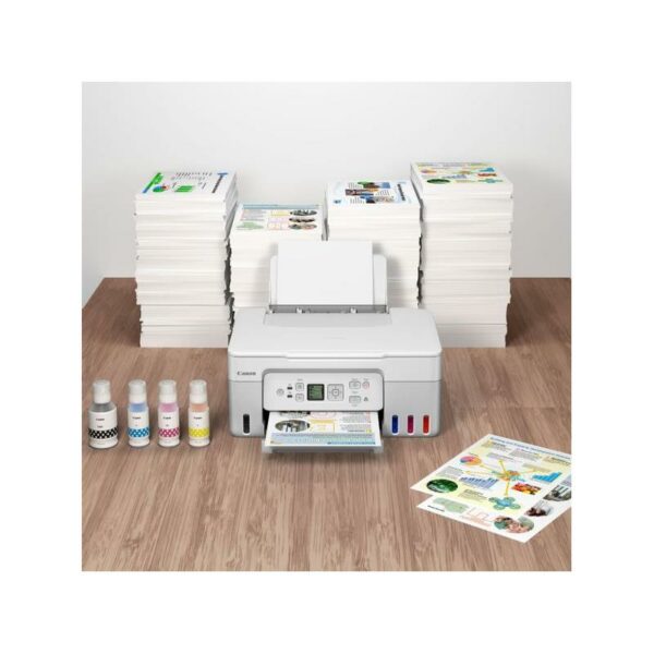 IMPRESORA CANON PIXMA G3571 MEGATANK MFP COLOR WIFI WHITE - Imagen 4