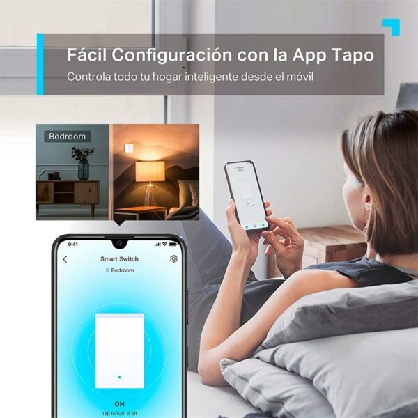 INTERRUPTOR LUZ TP-LINK TAPO S220 WIFI - Imagen 3