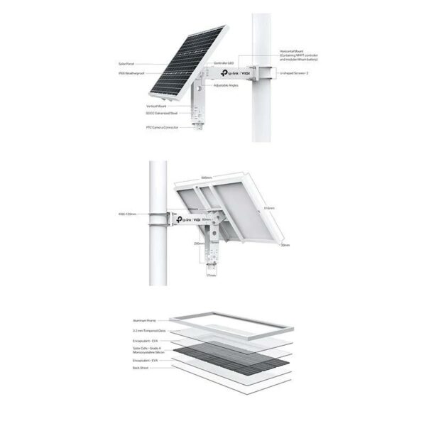 PANEL SOLAR INTELIGENTE TP-LINK VIGI SP9030 - Imagen 5