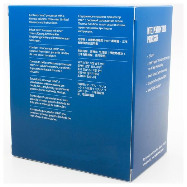 PROCESADOR INTEL DUAL CORE G6405 4.1GHZ 4MB IN BOX - Imagen 4