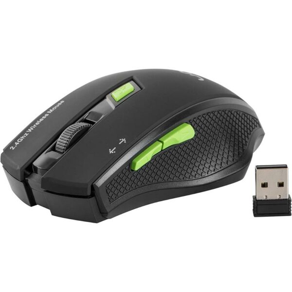 RATON UGO MY-03 1800DPI WIRELESS OPTICO BLACK - Imagen 4