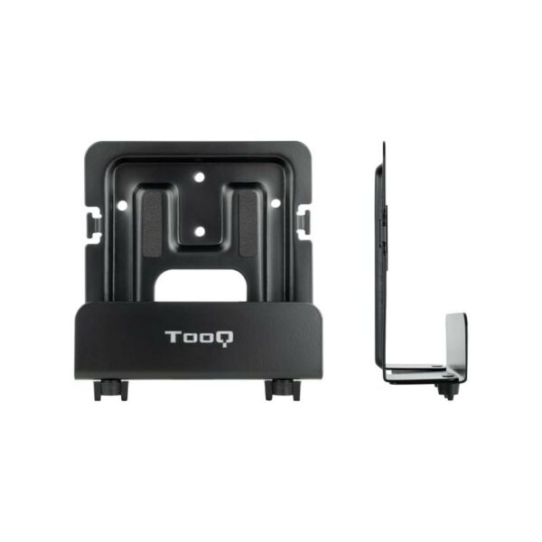 SOPORTE DE PARED UNIVERSAL TOOQ PARA ROUTER MINI PC MULTIMEDIA 5KG BLACK - Imagen 2