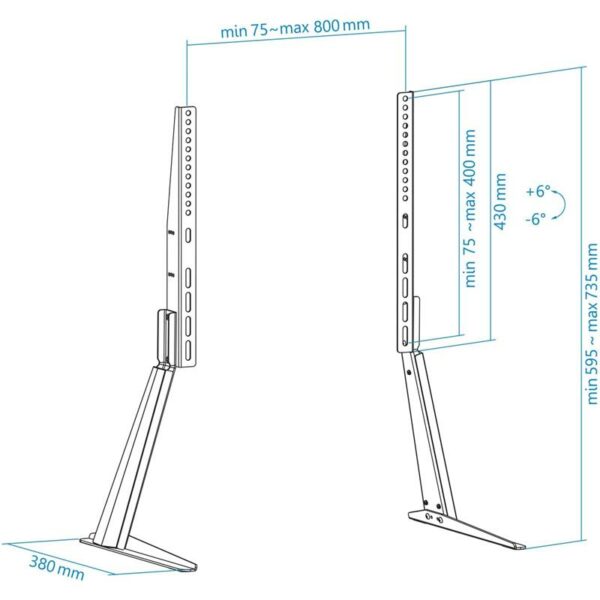 SOPORTE TOOQ SOBREMESA PARA TV/MONITOR 32-70 - Imagen 5