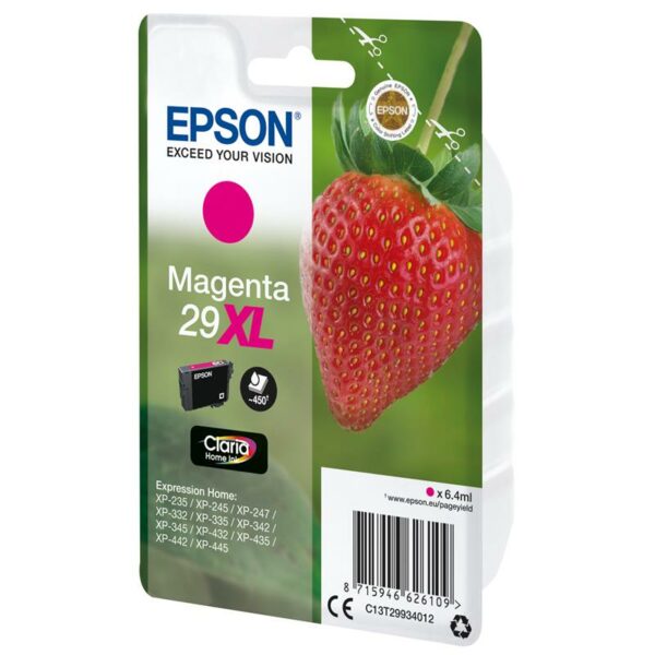 TINTA EPSON C13T29934012 MAGENTA XL 29XL - Imagen 2