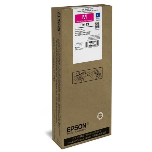 TINTA EPSON C13T944340 L T9443 MAGENTA - Imagen 2