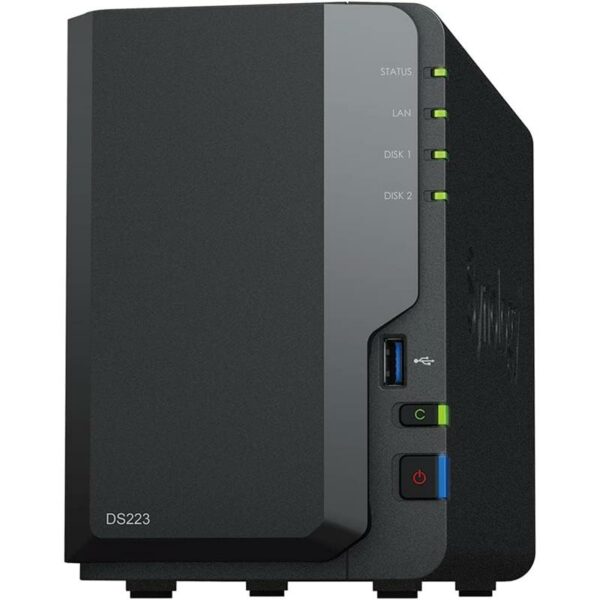 UNIDAD NAS SYNOLOGY 2 HDD/SSD DISKTATION CPU 1.7GHZ 4 NUCLEOS