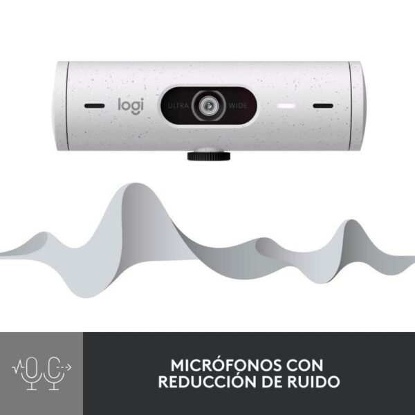 WEBCAM LOGITECH BRIO 500 FHD USB-C WHITE - Imagen 4