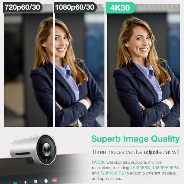 YEALINK VIDEO CAMERA UVC 30 DESKTOP - Imagen 5