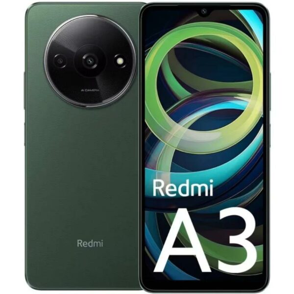 SMARTPHONE XIAOMI REDMI A3 6.71 HD+ MEDIATEK 3GB/64GB/8MPX/4G GREEN