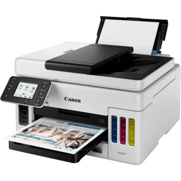 IMPRESORA CANON MAXIFY GX6050 MEGATANK MFP COLOR RJ/45WIFI WHITE - Imagen 4