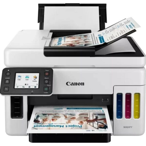 IMPRESORA CANON MAXIFY GX6050 MEGATANK MFP COLOR RJ/45WIFI WHITE - Imagen 5