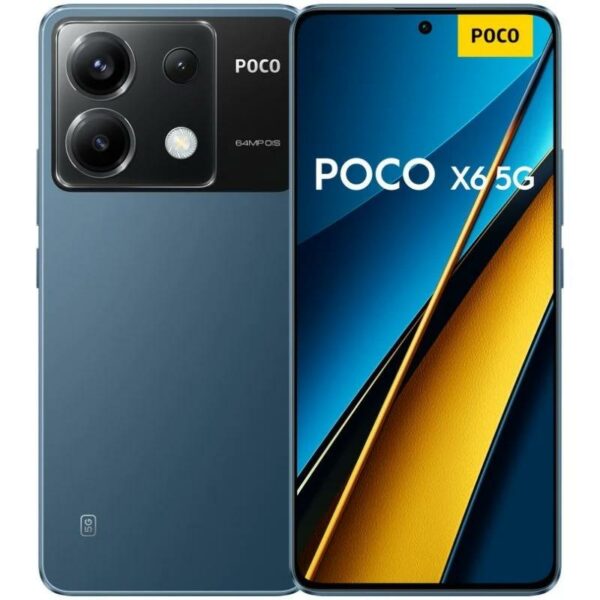 SMARTPHONE XIAOMI POCO X6 6.67 FHD+ SNAPDRAGON 8GB/256GB/64MPX/5G BLUE - Imagen 3