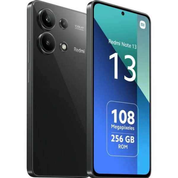 SMARTPHONE XIAOMI REDMI NOTE 13 6.67 FHD+ 8GB/256GB/108MP/NFC/4G BLACK - Imagen 2