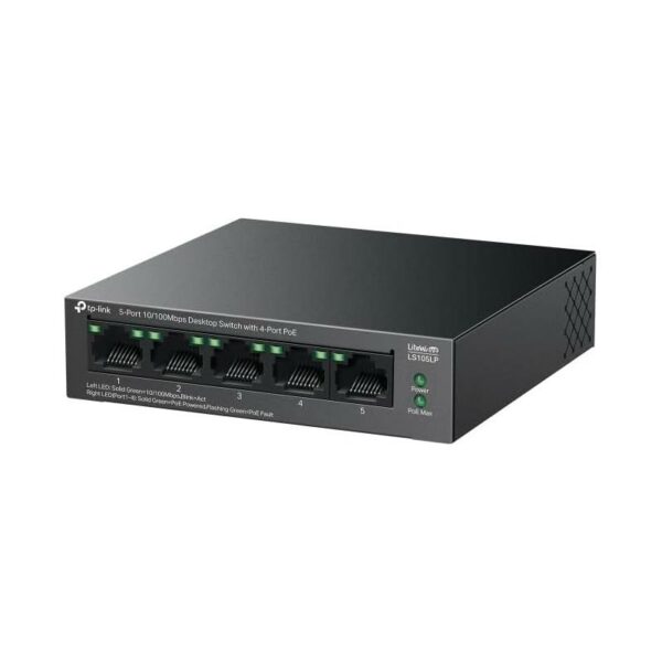 SWITCH TP-LINK ETHERNET 5 PUERTOS POE+ LS105LP - Imagen 3