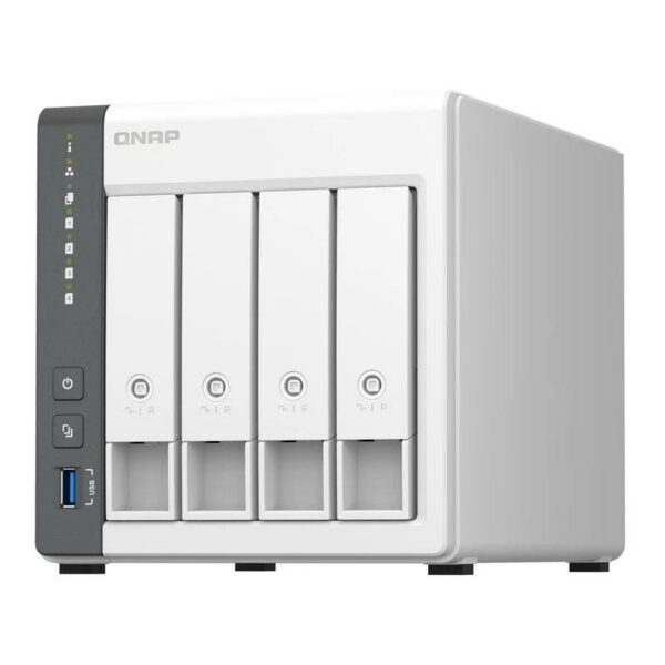 UNIDAD NAS QNAP TS-433-4G RJ45 4 BAHIAS WHITE - Imagen 4