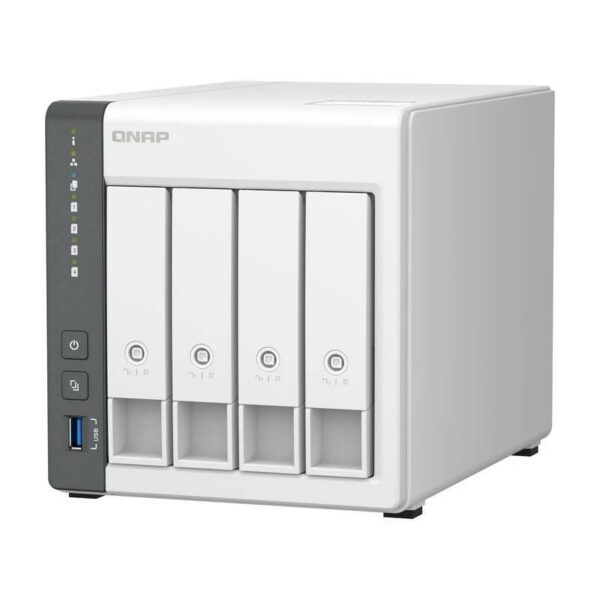 UNIDAD NAS QNAP TS-433-4G RJ45 4 BAHIAS WHITE - Imagen 5