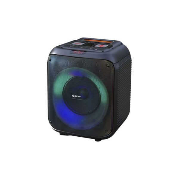 ALTAVOZ DENVER BPS-250 BLUETOOTH 400W MICROSD USB AUX RGB BLACK - Imagen 2