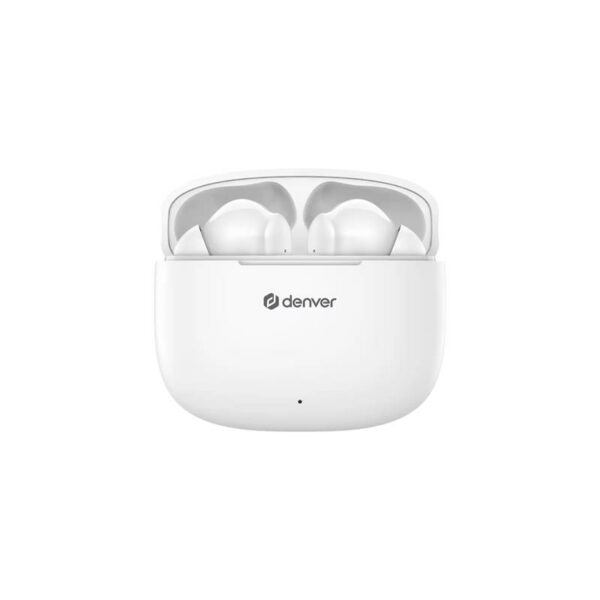 AURICULARES DENVER TWE-48W BLUETOOTH WIRELESS WHITE - Imagen 2