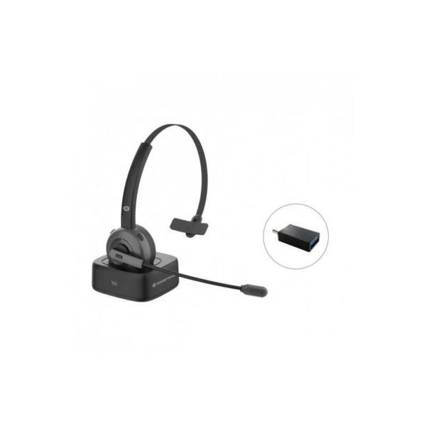 AURICULARES + MICROFONO CONCEPTRONIC CON BASE DE CARGA BLUETOOTH MONOAURAL - Imagen 2