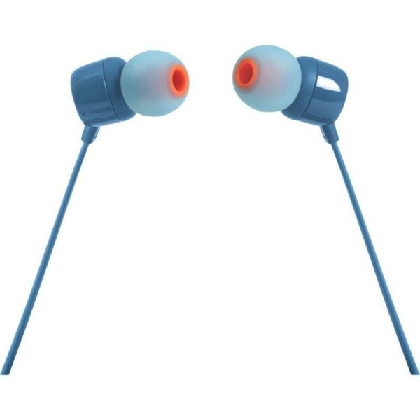 AURICULARES + MICROFONO JBL TUNE 110 IN EAR AUX BLUE - Imagen 2