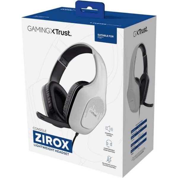 AURICULARES + MICROFONO TRUST GAMING GXT 415PS ZIROX MULTI HEADSET WHITE - Imagen 17