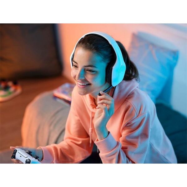 AURICULARES + MICROFONO TRUST GAMING GXT 415PS ZIROX MULTI HEADSET WHITE - Imagen 8