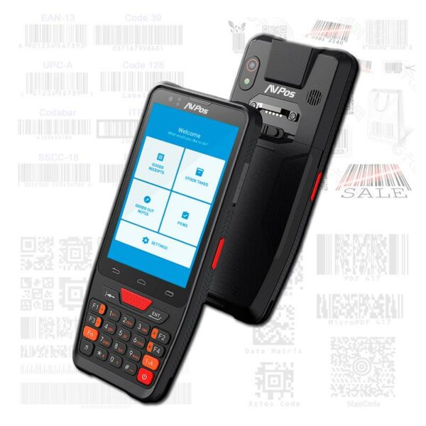 CAPTURADOR PDA AVPOS DC45 4 OCTA/4GB/64GB/WIFI/BT/NFC/2D/4G/KEYB ANDROID - Imagen 3