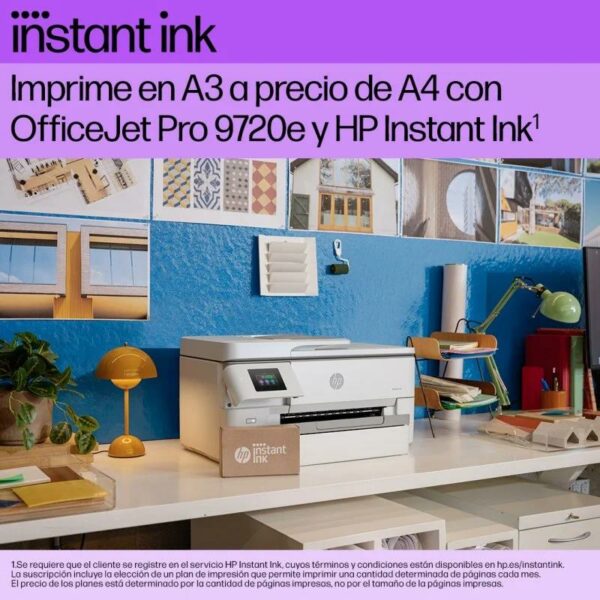 IMPRESORA HP MULTIFUNCION OFFICEJET PRO 9720E COLOR WIFI DUPLEX A3 WHITE - Imagen 11