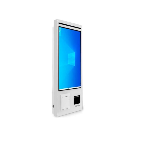 KIOSKO AUTOSERVICIO AVPOS SUELO 27 I5 10TH/8GB/256GB/WIFI/PRINTER/2D WHITE - Imagen 2