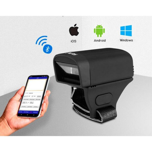 LECTOR CODIGOS AVPOS BT02 PORTATIL FINGER BLUETOOTH 1D + 2D + QR - Imagen 5