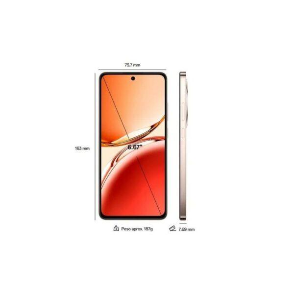 SMARTPHONE OPPO RENO 12FS 6.67 12GB/512GB/50MPX/5G ORANGE - Imagen 2