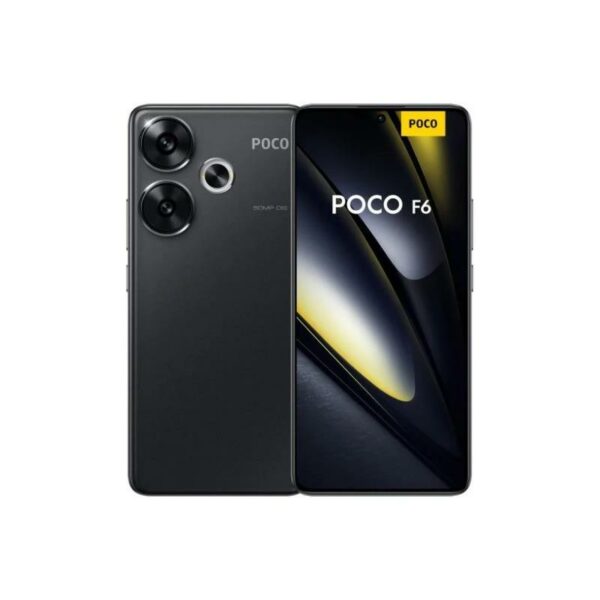 SMARTPHONE XIAOMI POCO F6 6.67 1.5K SNAPDRAGON 8GB/256GB/50MP/5G BLACK