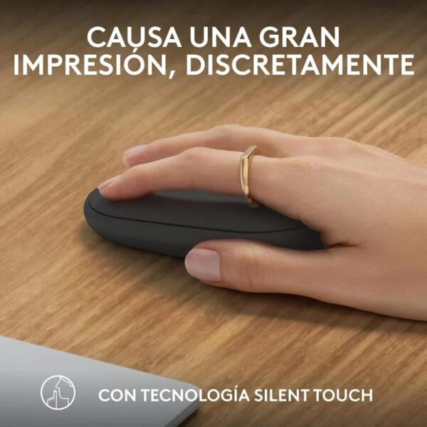 RATON LOGITECH PEBBLE 2 M350S WIRELESS BLACK - Imagen 5