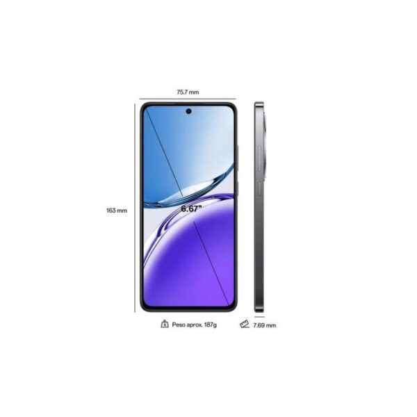 SMARTPHONE OPPO RENO 12FS 6.67 8GB/256GB/50MPX/4G GREY - Imagen 2