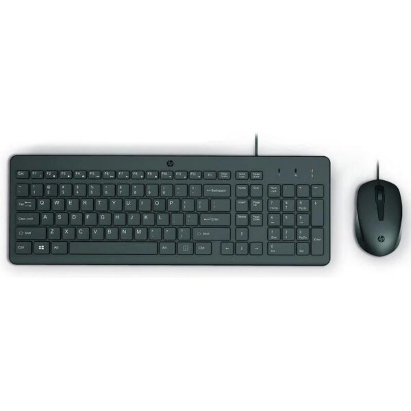 TECLADO + RATON HP 150 USB BLACK