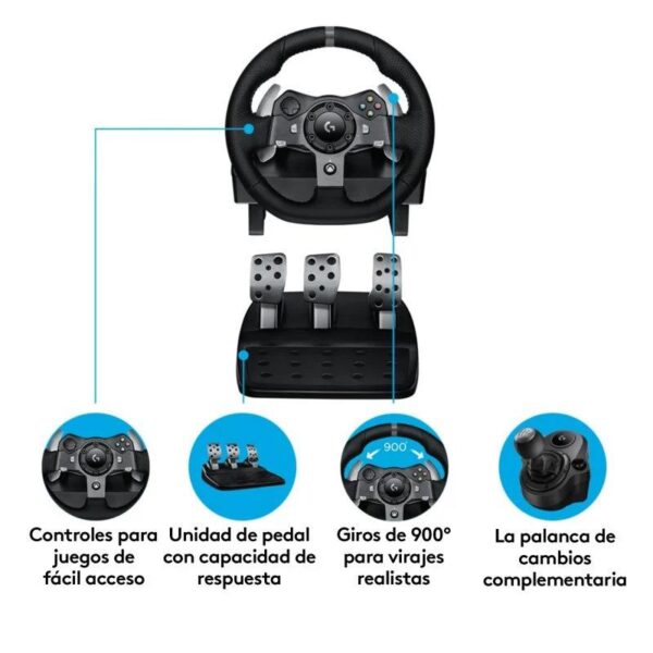 VOLANTE GAMING LOGITECH G920 DRIVING FORCE USB PC/XBOX - Imagen 5