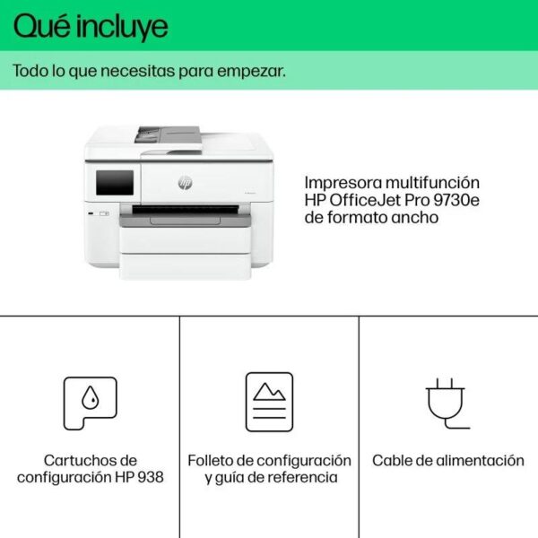 IMPRESORA HP OFFICEJET PRO MULTIFUNCION MFP29730E A3 WIFI DUPLEX - Imagen 4